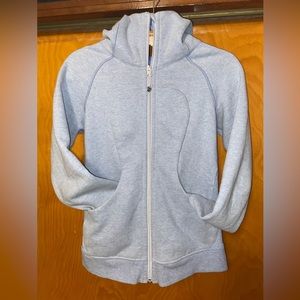 Lululemon Scuba Hoodie Blue Jacket